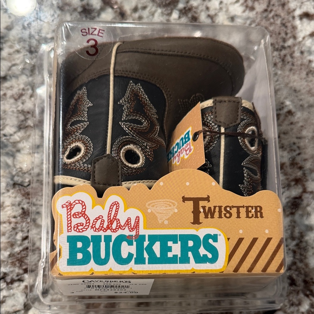 Twister Brown Kids Boots